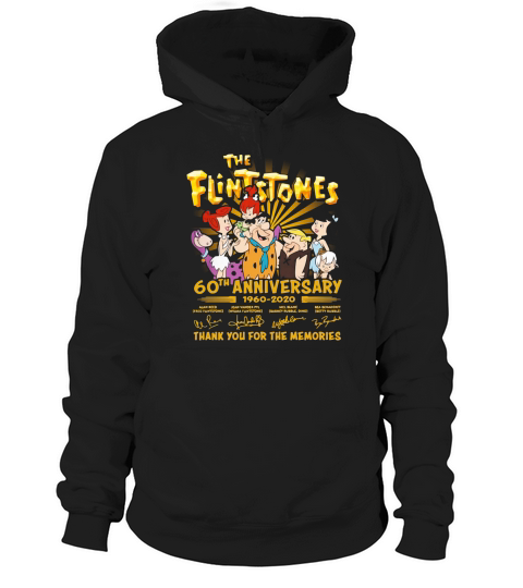 The Flintstones 60th Anniversary 1960 2020 thank you for the memories Hoodie Unisex