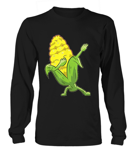 Funny Dabbing Corn Cute Dancing Corn Gift For Corn Farmer Long sleeved Unisex