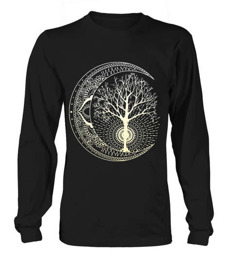 Mandala Tree Of Life Tattoo Style T-shirt Long sleeved Unisex