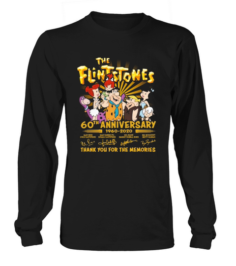 The Flintstones 60th Anniversary 1960 2020 thank you for the memories Long sleeved Unisex