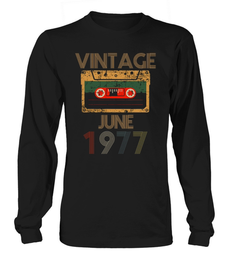 Vintage June 1977 Long sleeved Unisex