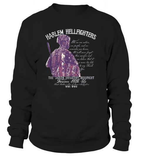 Harlem Hellfighters Soldiers Vintage Black Military History Sweatshirt Unisex