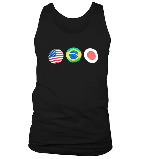 Brazil Japan Usa Tank Top Unisex