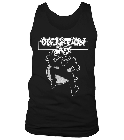 Operation Ivy Logo T-Shirt - Ska Man Guy - Official Merch Tank Top Unisex