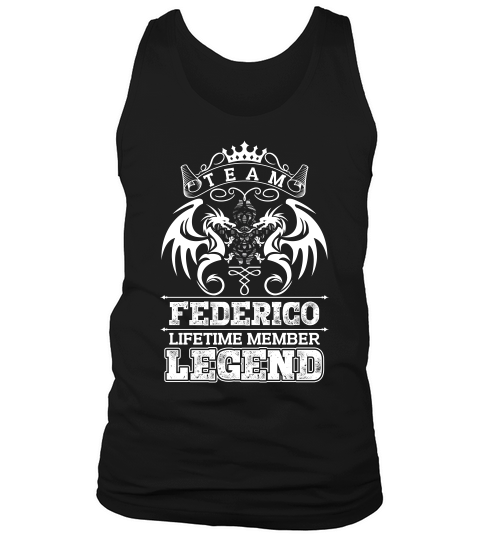 Team Federico Lifetime Member Legend Tank Top Unisex
