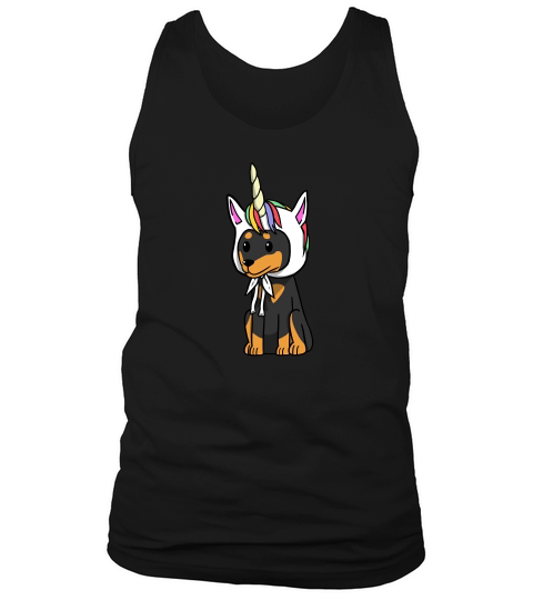 Unicorn Miniature Pinscher Funny Min Pin Dog Shirt Tank Top Unisex