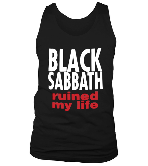 Vintage 1990s Black Sabbath Ruined My Life Tank Top Unisex
