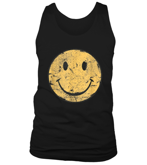 Vintage 70 Smiley Face Tank Top Unisex