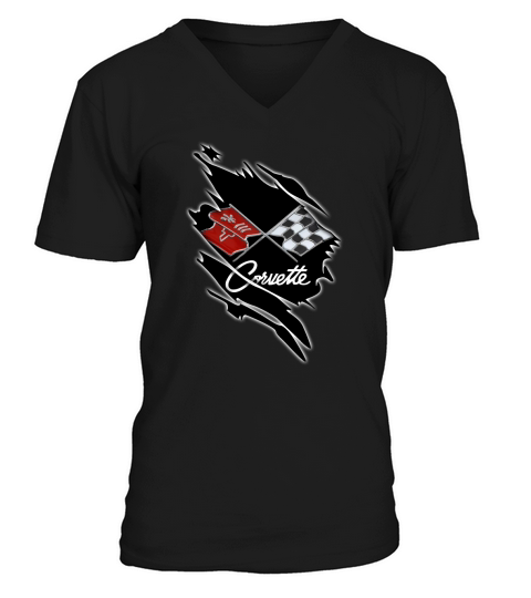 CORVETTE C3 CA V-Neck T-shirt