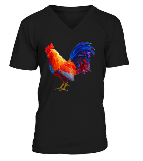 Rooster Country Decor Chicken Gallo Gifts Rooster V-Neck T-shirt