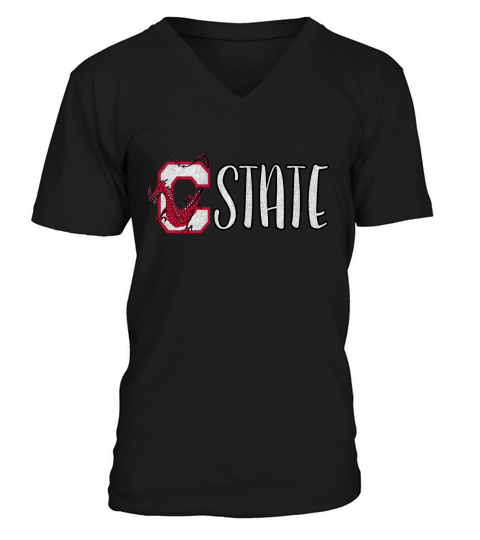 Suny Cortland C State V-Neck T-shirt