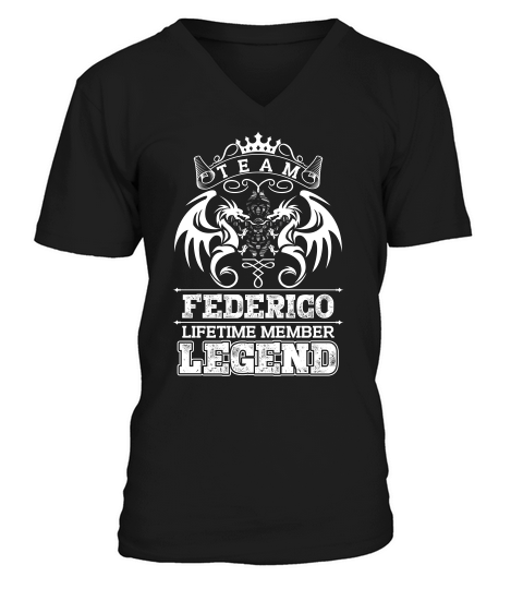 Team Federico Lifetime Member Legend V-Neck T-shirt