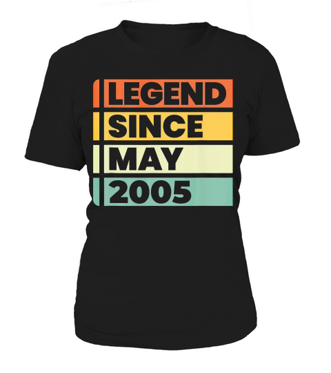 Legend Since May 2005 14th Birthday Gift Retro Vintage  T-shirt Women's T-Shirt