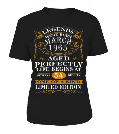 March 1965 54th Birthday Gift 54 Year Old Men Women T-shirt Women's T-Shirt