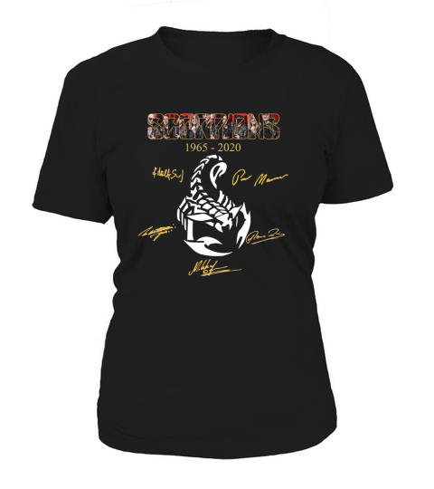 Scorpions Rock Band 1965 2020 Signatures Women's T-Shirt