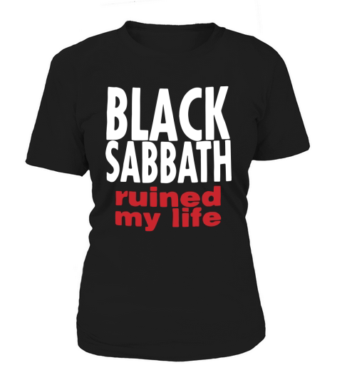 Vintage 1990s Black Sabbath Ruined My Life Women's T-Shirt