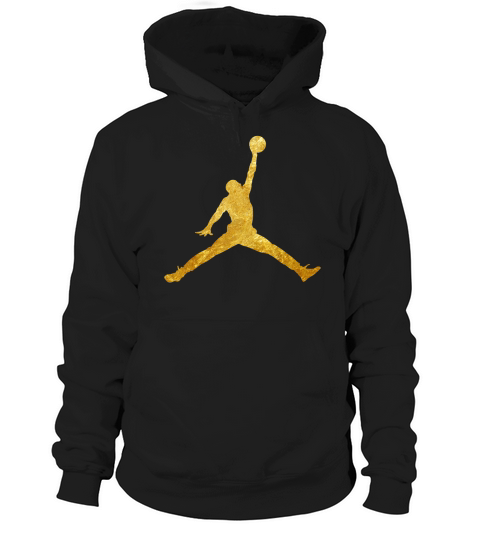 Gold Jordan Logo Tee Shirt, jordan, logo, air - Forever In My Heart Hoodie Unisex
