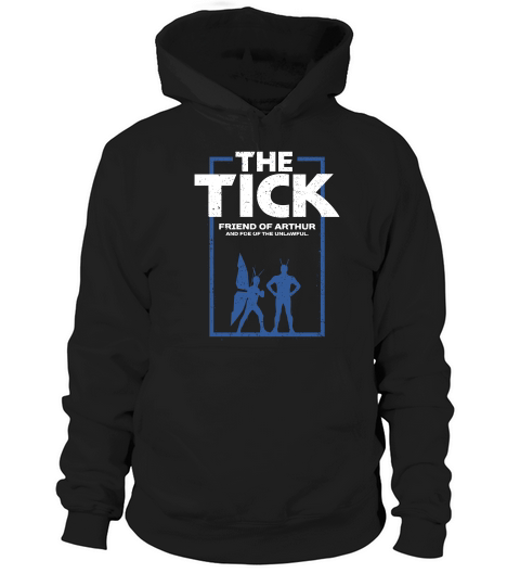 The Tick Friend Of Arthur Vintage Silhouette Graphic T-shirt Hoodie Unisex