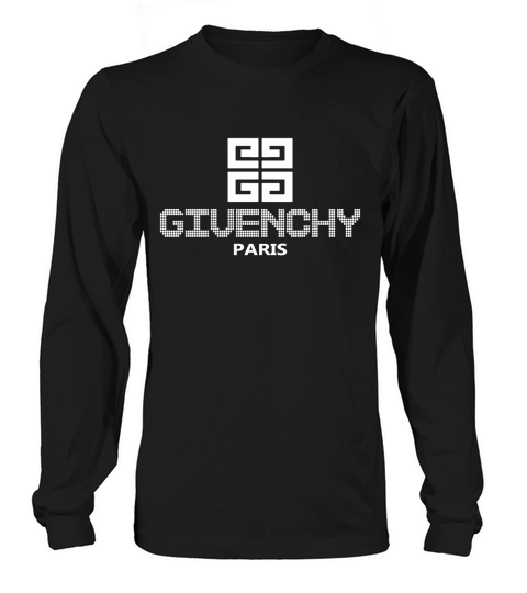 givency paris white T Shirt Long sleeved Unisex