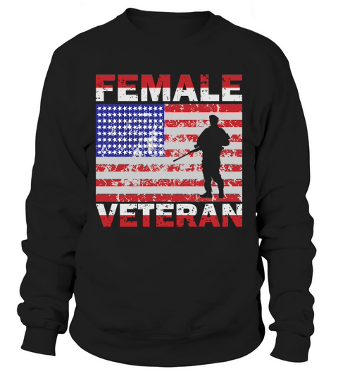 Female Veteran Sweatshirt Unisex