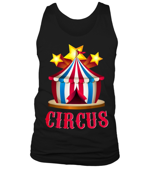 Circus Tent Emoticon For Event Staff And Kids T-shirt Tank Top Unisex