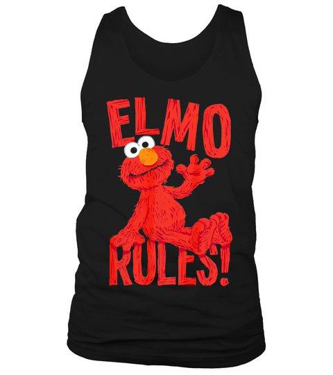 Sesame Street Elmo Rules T-shirt Tank Top Unisex