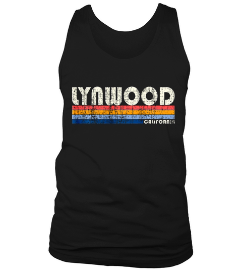 Vintage 70s 80s Style Lynwood Ca  T-shirt Tank Top Unisex