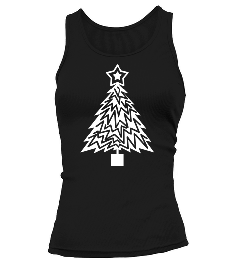 Decorated Christmas Tree Tank top Woman