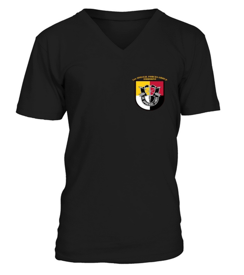 3rd Special Forces Group Airborne V-Neck T-shirt