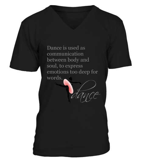 Ballet Dance Shirt-pointe Shoes-teacher Recital Gift Dancer V-Neck T-shirt