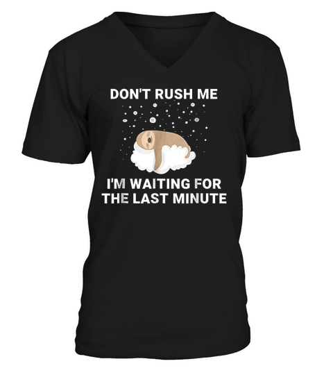 Dont Rush Me I Am Waiting For The Last Minute V-Neck T-shirt