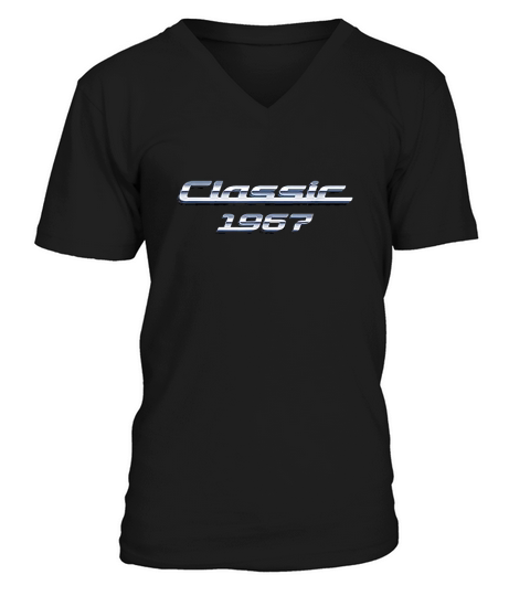 Gift For 54 Year Old Vintage Classic Car 1967 V-Neck T-shirt