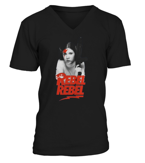 Princess Leia Rebel Rebel V-Neck T-shirt