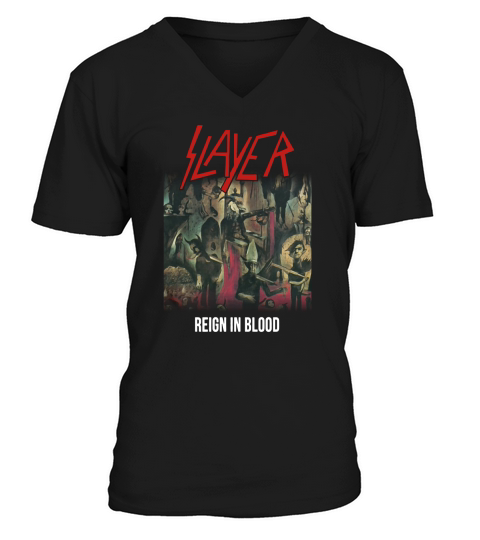 SLAYER V-Neck T-shirt