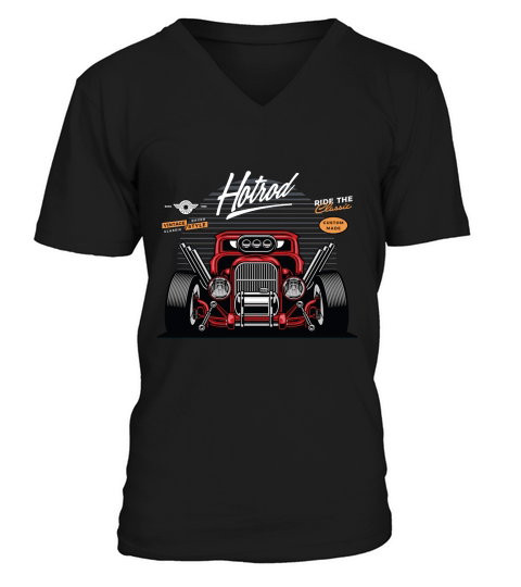 Vintage Car 16 V-Neck T-shirt