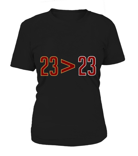 LeBron Greater Than Jordan (Black) shirt Women's T-Shirt