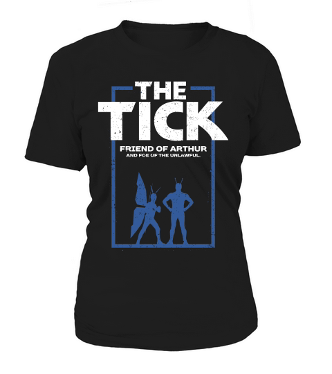 The Tick Friend Of Arthur Vintage Silhouette Graphic T-shirt Women's T-Shirt