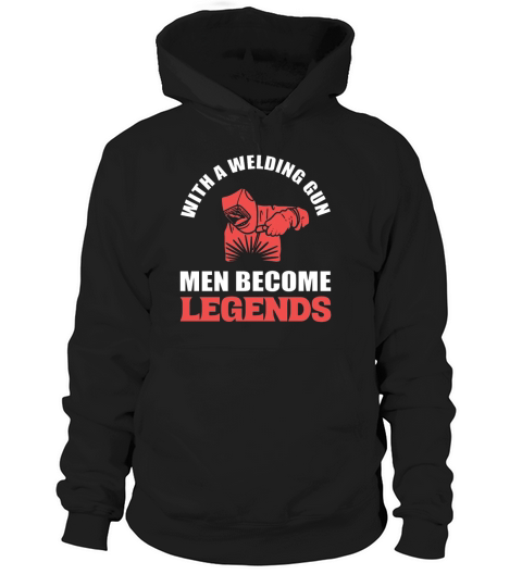 Men Become Legends Laborer Gift ironworker Hoodie Unisex