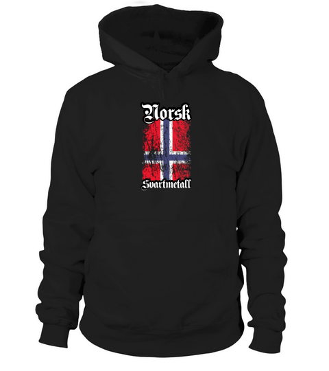 Norwegian Black Metal - Norsk Svartmetall - T Shirt Hoodie Unisex