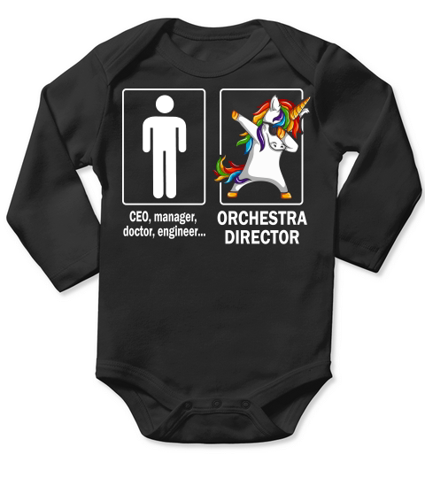 Orchestra Director Long Sleeve Baby One-Piece