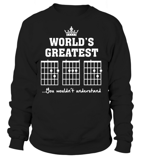 F Chord Dad Funny Guitar Worlds Greatest Sweatshirt Unisex