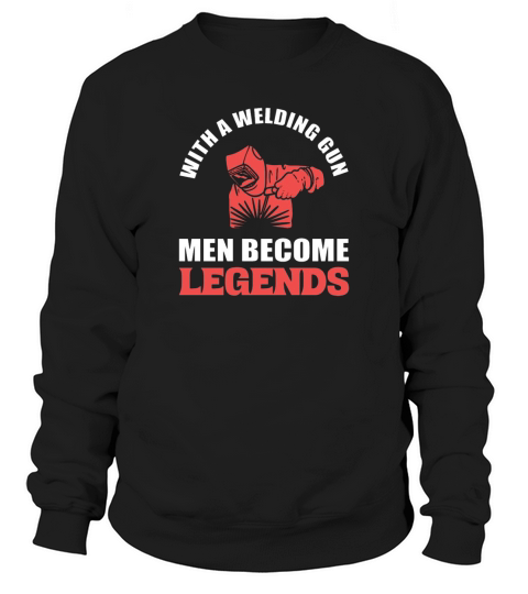 Men Become Legends Laborer Gift ironworker Sweatshirt Unisex