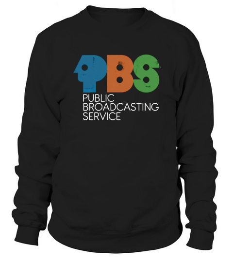 PBS Vintage Logo Distressed Sweatshirt Unisex