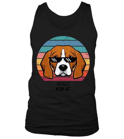 Happy Mother Day Cute Beagle Mom Af Vintage Style 2020 Tank Top Unisex