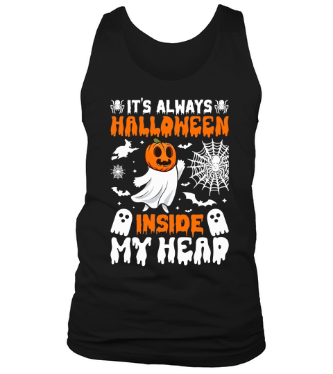 IT IS ALWAYS HALLOWEEN INSIDE MY HEAD Tank Top Unisex