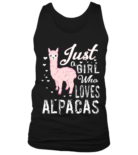 Lvgteam Just A Girl Who Loves Alpacas T-shirt Tank Top Unisex