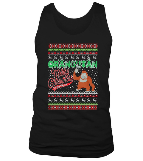 Orangutan Christmas Day Tank Top Unisex