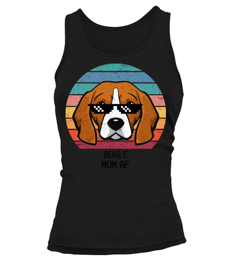 Happy Mother Day Cute Beagle Mom Af Vintage Style 2020 Tank top Woman