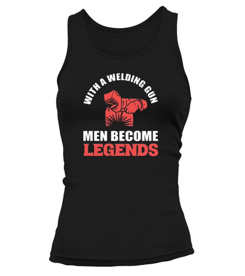 Men Become Legends Laborer Gift ironworker Tank top Woman