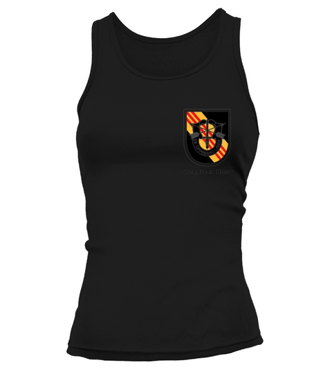 Special Forces Group  Airborne  Beret Flash Strength and Honor Tank top Woman